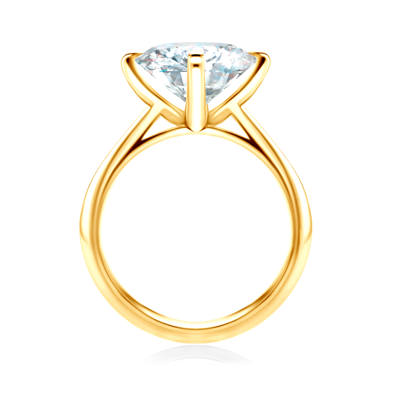 Verlobungsring The Light: Gold, Diamant