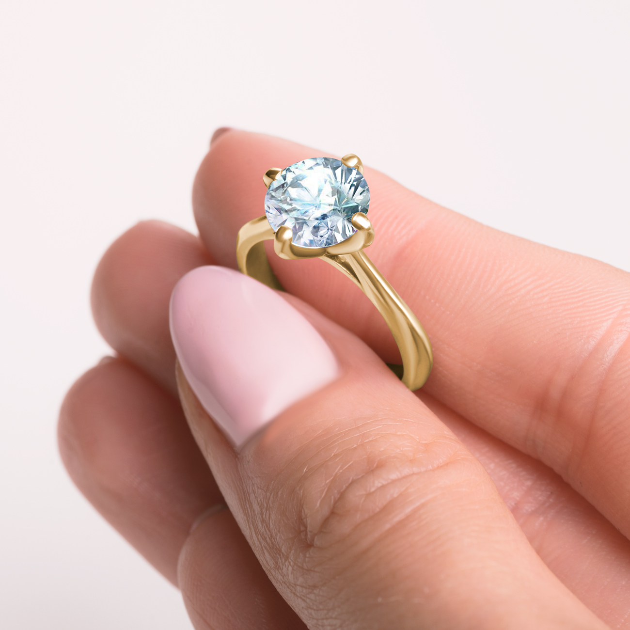 Verlobungsring The Light: Gold, Diamant