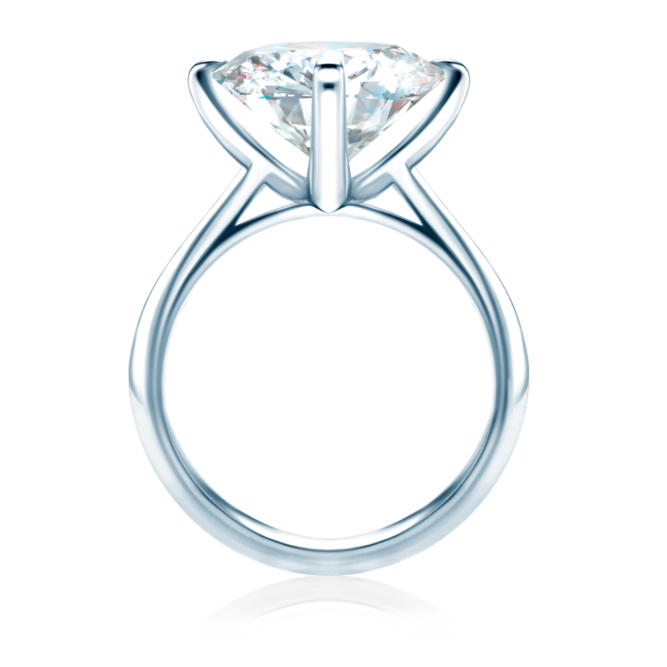 Verlobungsring The Light: Weißgold, Diamant