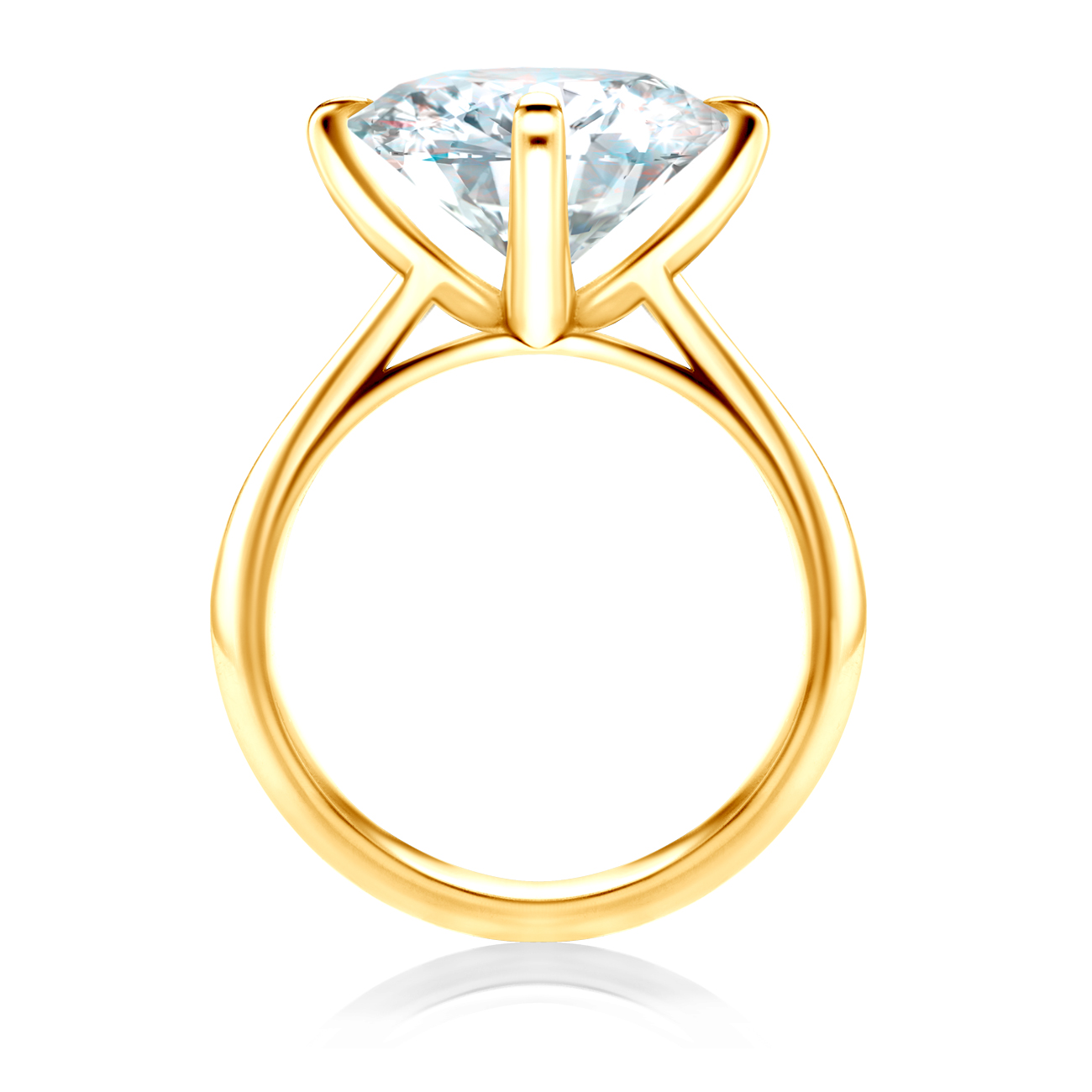 Verlobungsring The Light: Gold, Diamant