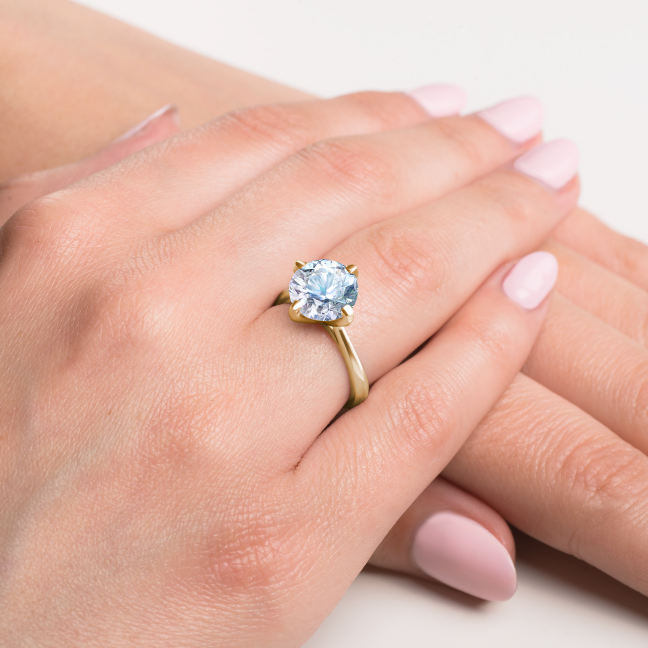 Verlobungsring The Light: Gold, Diamant