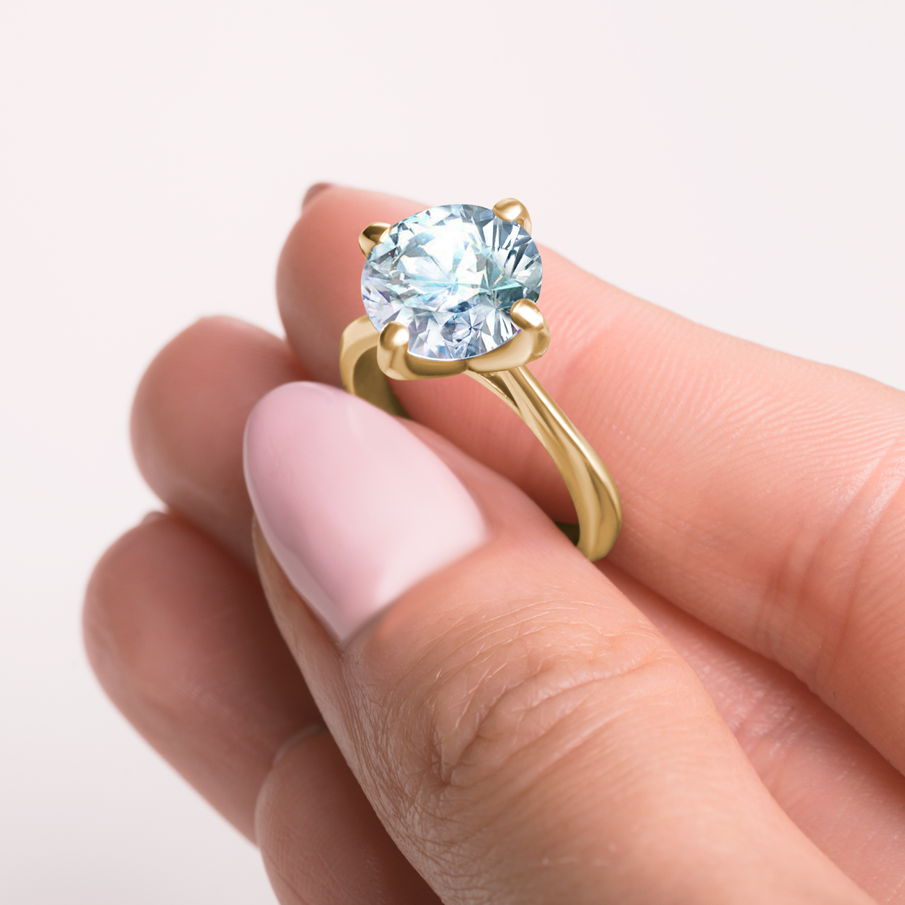 Verlobungsring The Light: Gold, Diamant